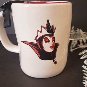 NEW Rae Dunn Disney Villains Snow White Evil Queen Double Sided Mug Gift Cup